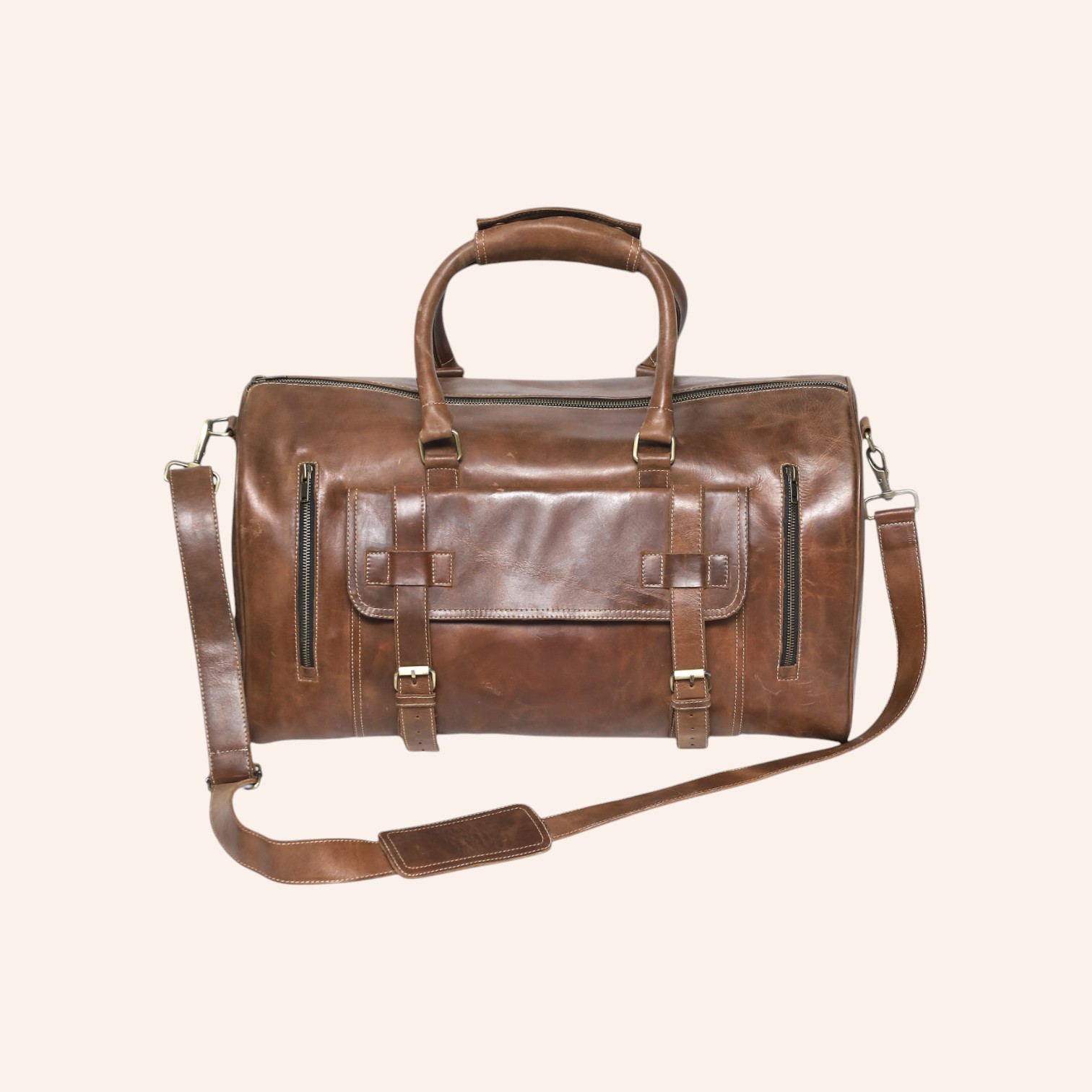 Premium Leather Travel Bag